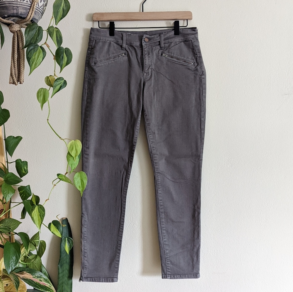 GAP | 28 | Moto Legging Jean | Shadow | Skinny Zipper Ankle